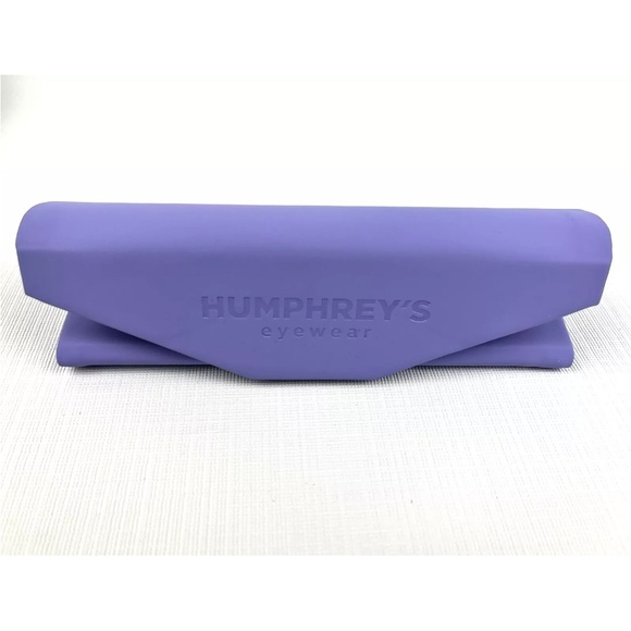 NEW Humphrey’s Eyeglasses 594013, 52-14-135 50/Red Frames w/Case, Metal Accent - Picture 12 of 12